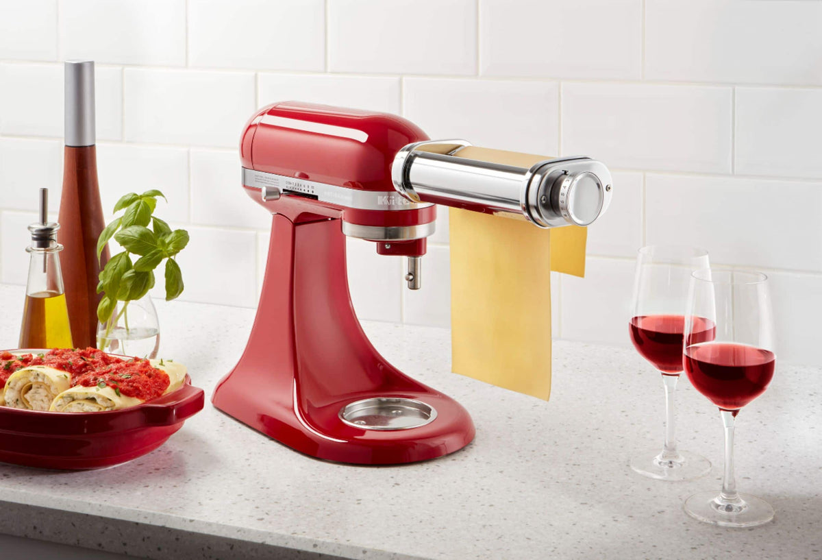 KSMPSA Pasta Sheet Roller for Most KitchenAid Stand Mixers - Silver