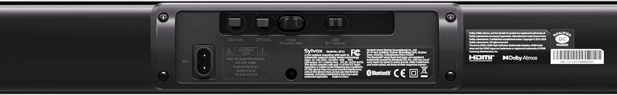 Sylvox - Elf S3 Bluetooth 5.3 Waterproof Outdoor Soundbar - Black