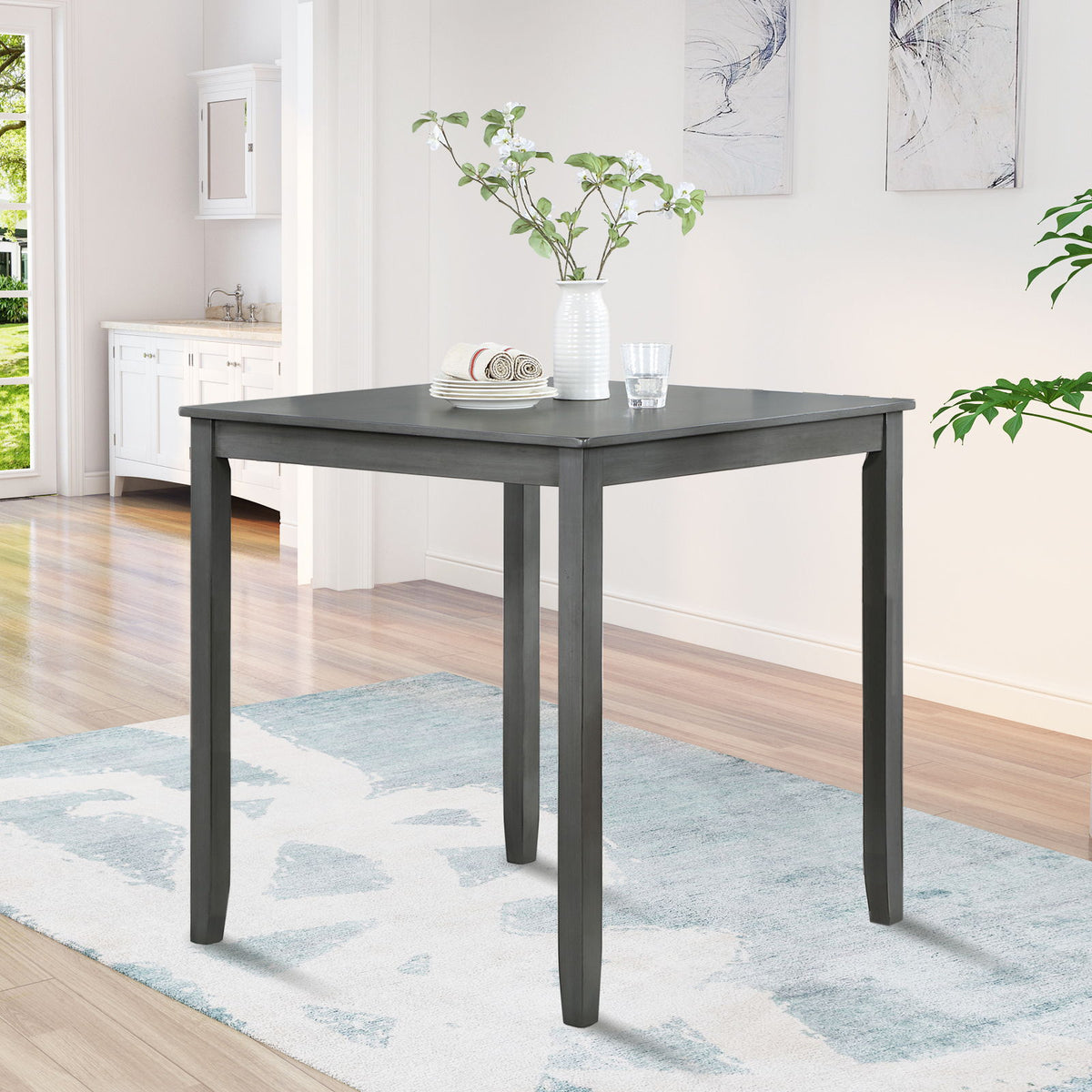 Mesa de comedor cuadrada