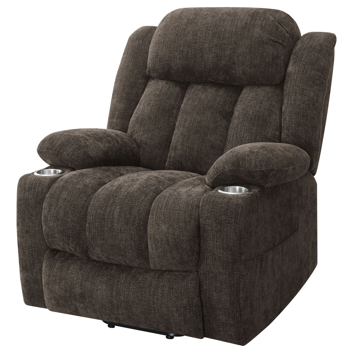 Beca - Sillón reclinable eléctrico tapizado con reposavasos y carga USB