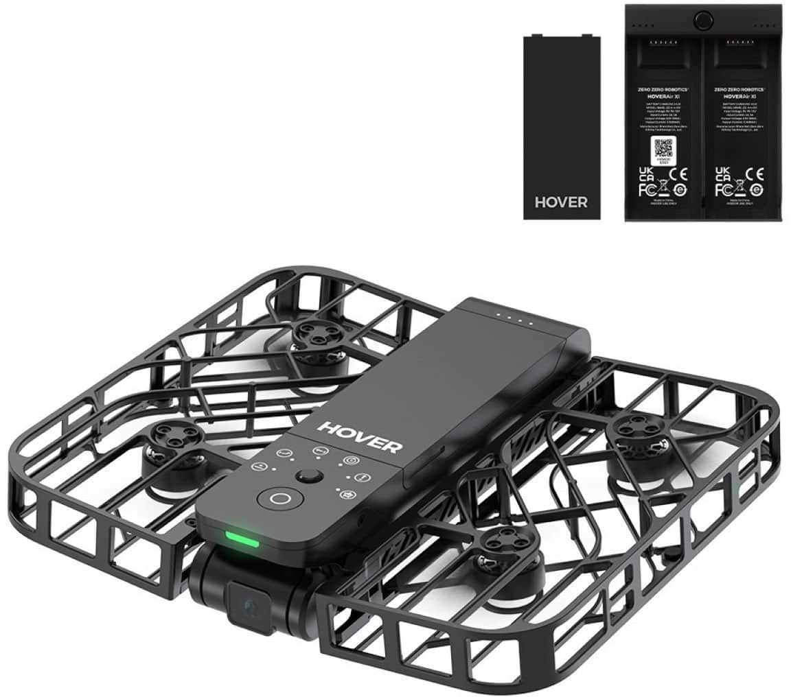 HOVERAir - X1 Self-Flying Camera Drone Combo - Black