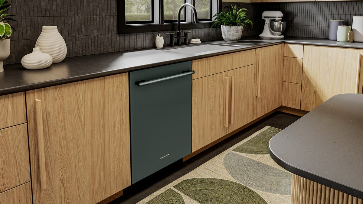 KitchenAid - 24 inch Top Control Built-In Dishwasher with 360 Max Jets Third Rack and ProDry System, 44 dBA - Juniper