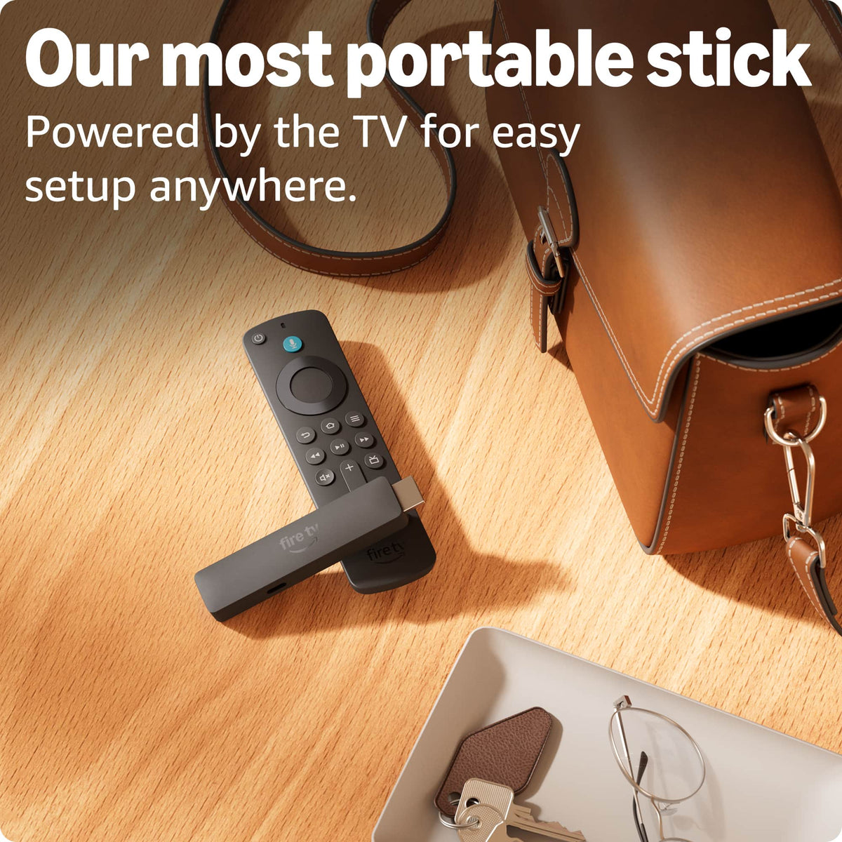 Amazon - Fire TV Stick 2nd Gen HD, free & live TV, Alexa Voice Remote, powered by the TV, effortless setup, 8 GB (2026) - Black