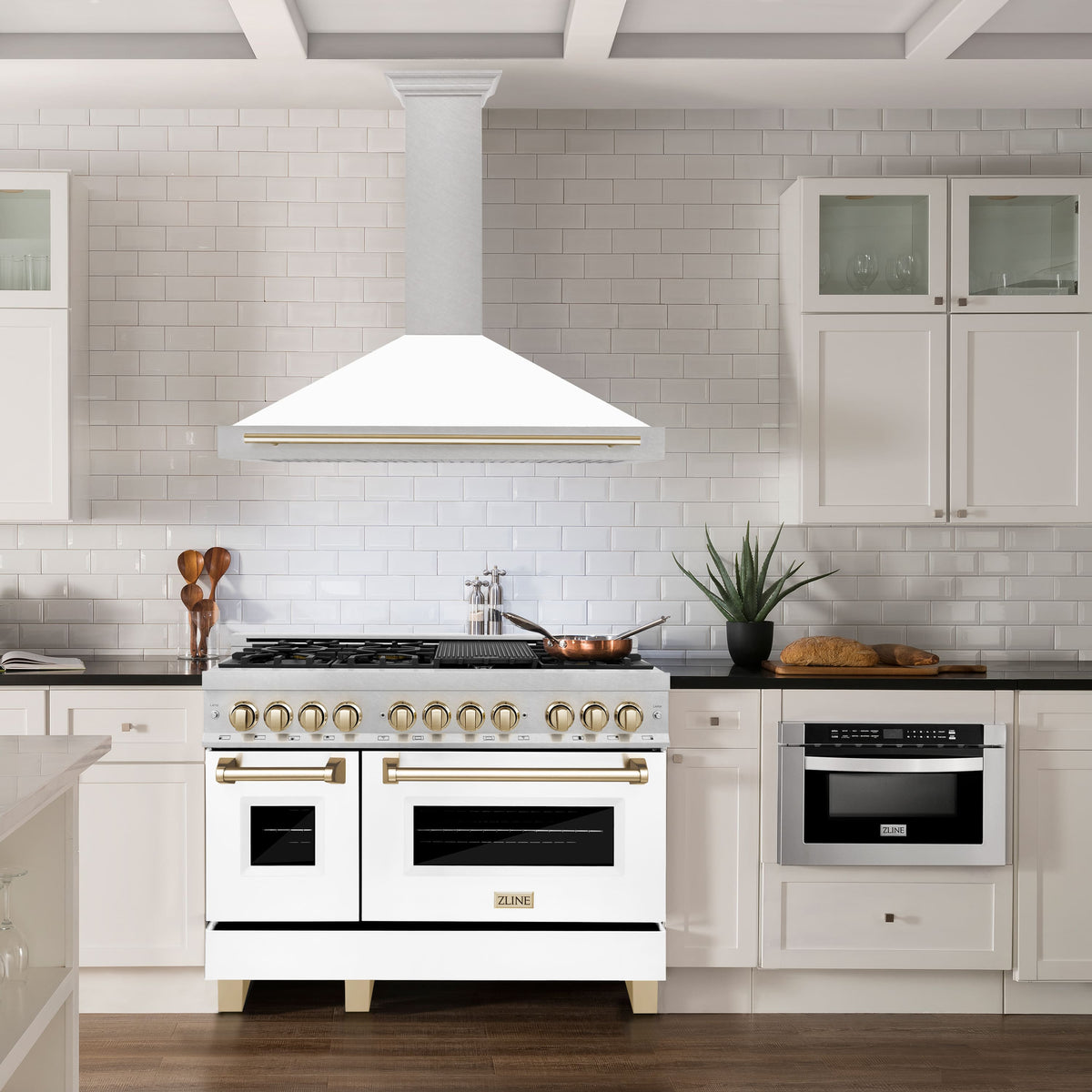 ZLINE Autograph Edition - 48 inches - Externally Vented - Wall Range Hood - Stainless Steel