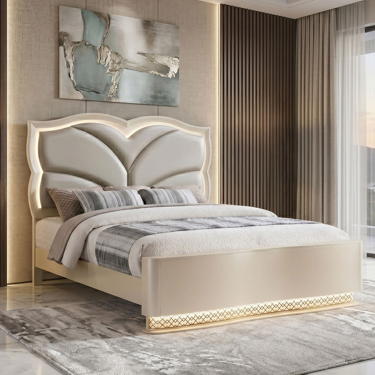 Flora - Cama con plataforma