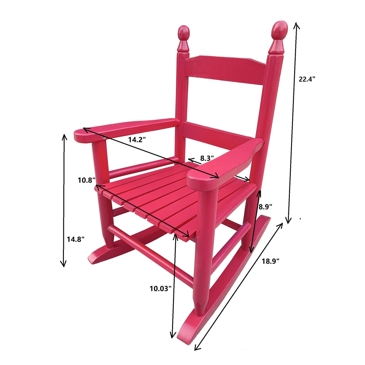 Mecedora para niños para interiores o exteriores, adecuada para niños, duradera