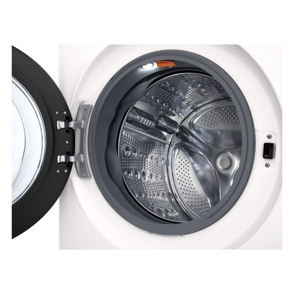 LG - 5.0 Cu. Ft. High-Efficiency Stackable Smart Front Load Washer with Steam and TurboWash 360° - Alpine White