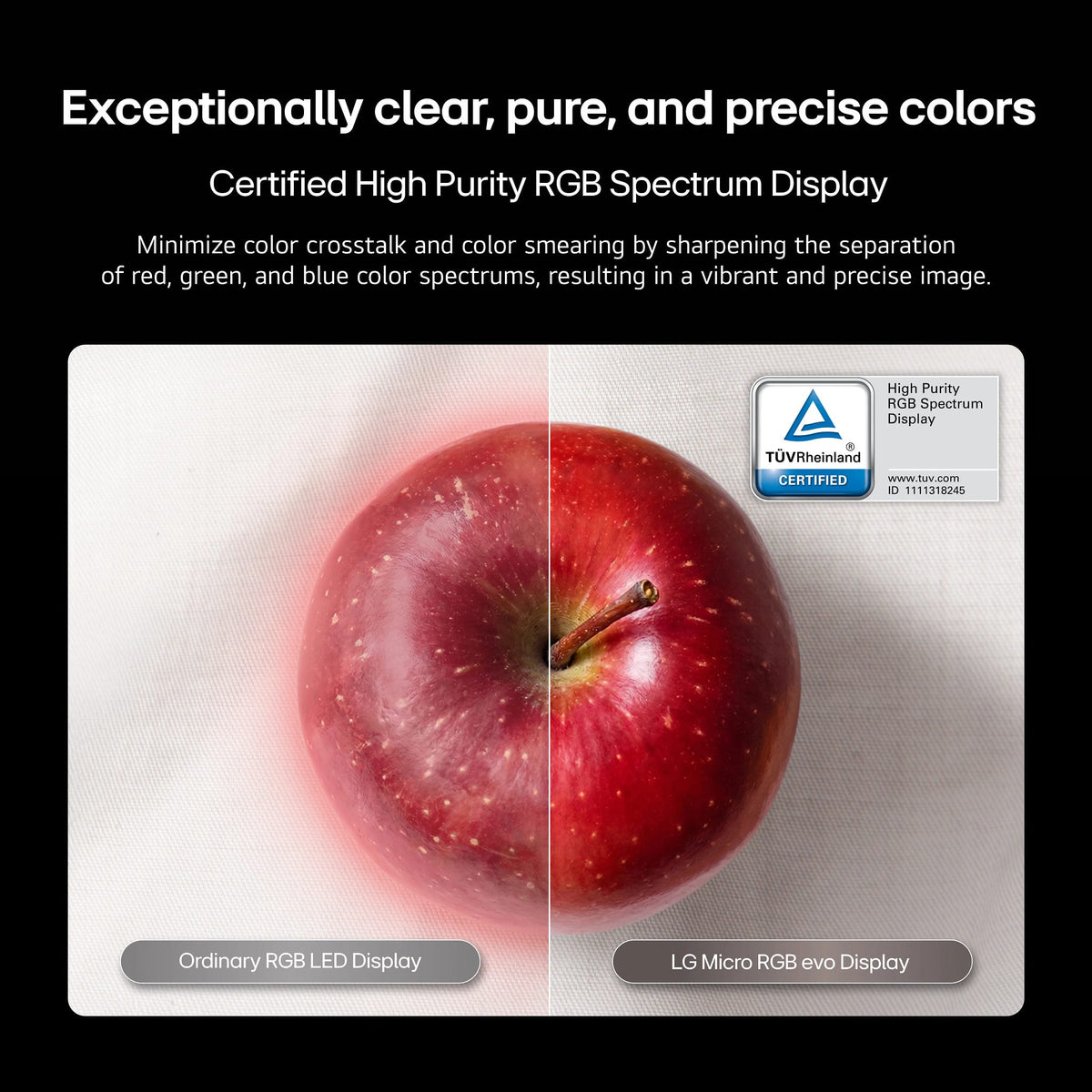 LG - 100" Class MRGB95 Micro RGB evo AI 4K Smart webOS TV with Triple 100% Color Coverage Certified (2026)