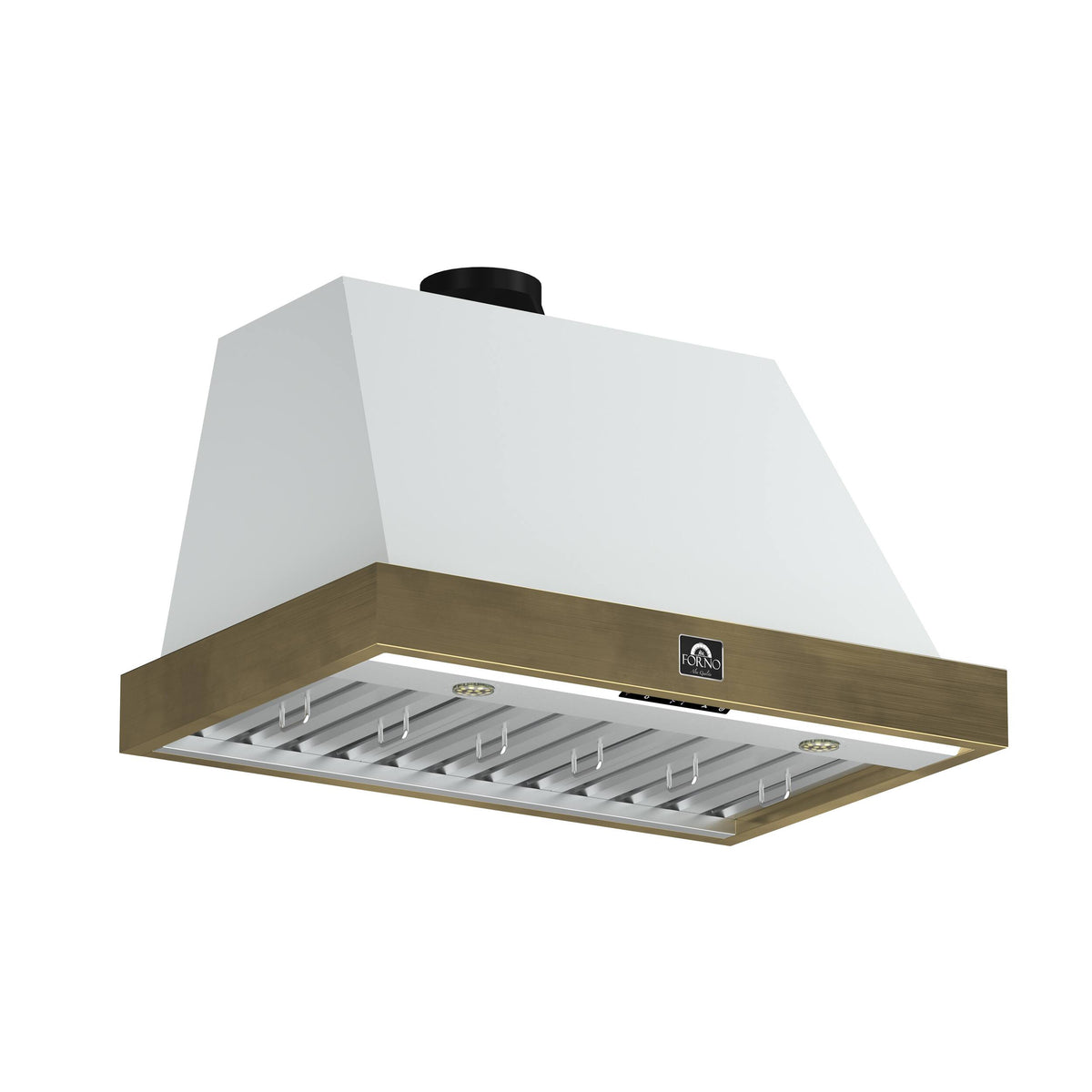Forno Appliances - 36 inches - Externally Vented - Wall Range Hood - White
