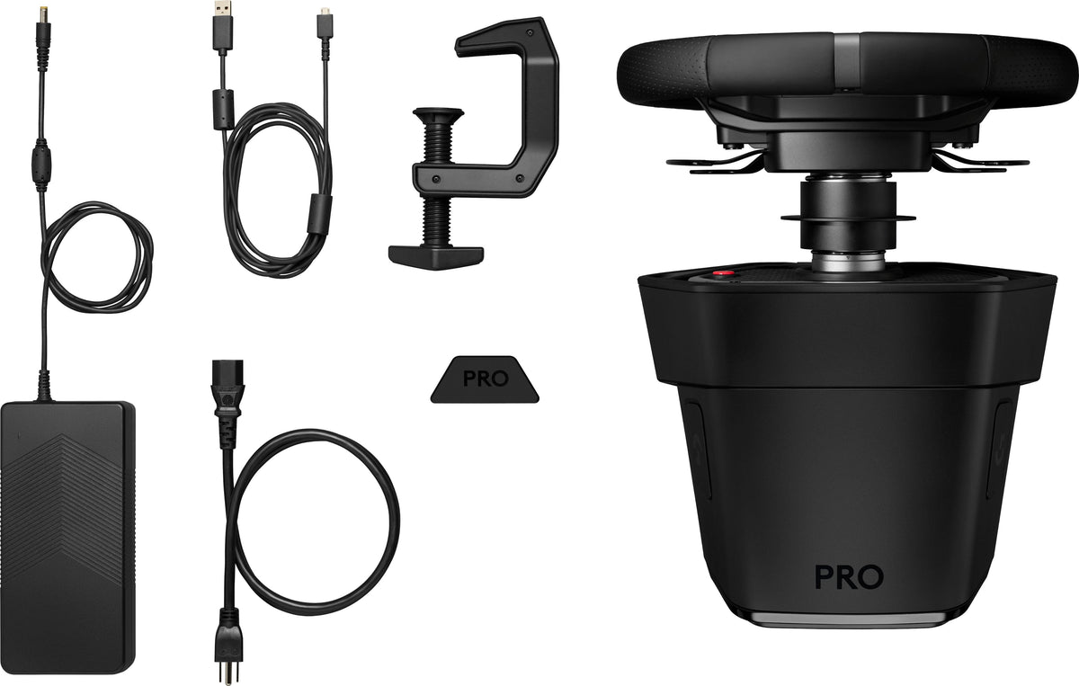 Logitech - G PRO Racing Wheel with TRUEFORCE feedback technology for Xbox Series X and PC - Black