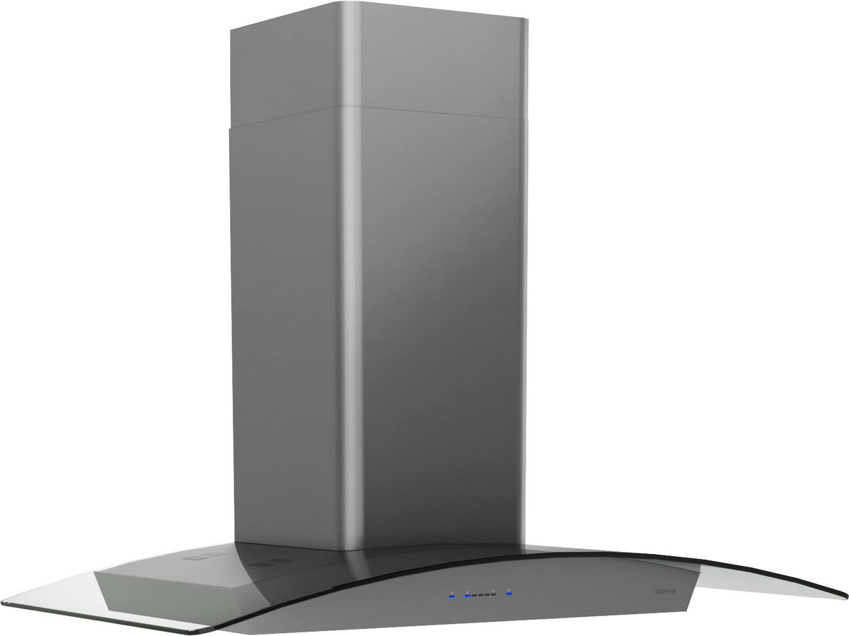 Zephyr - 30 inches - Convertible - Wall Range Hood - Black Stainless Steel