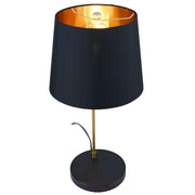 Lámpara de escritorio para mesita de noche y mesa - Negra