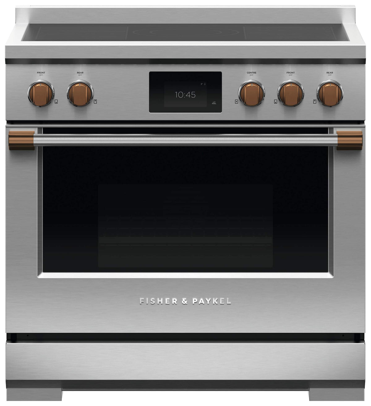Fisher & Paykel - Pro Range Dial Kit, 36", 5 Zone, Dark Copper - Compatible with RIV3-365 - Dark Coper