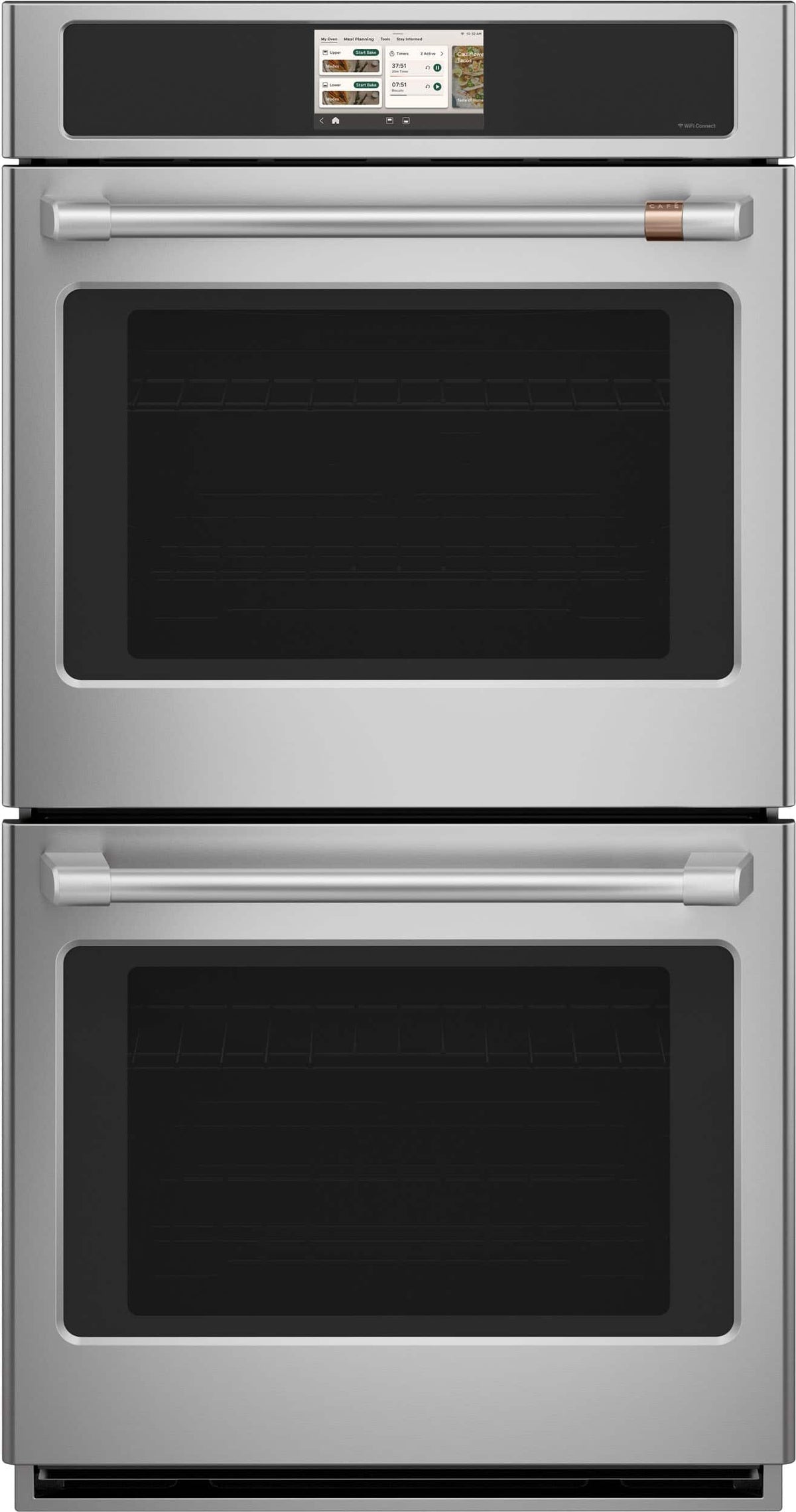 Café - 30" Smart Built-In Single Electric True European Convection Wall Oven with Air Fry and Precision Cooking Modes - Stainless Steel