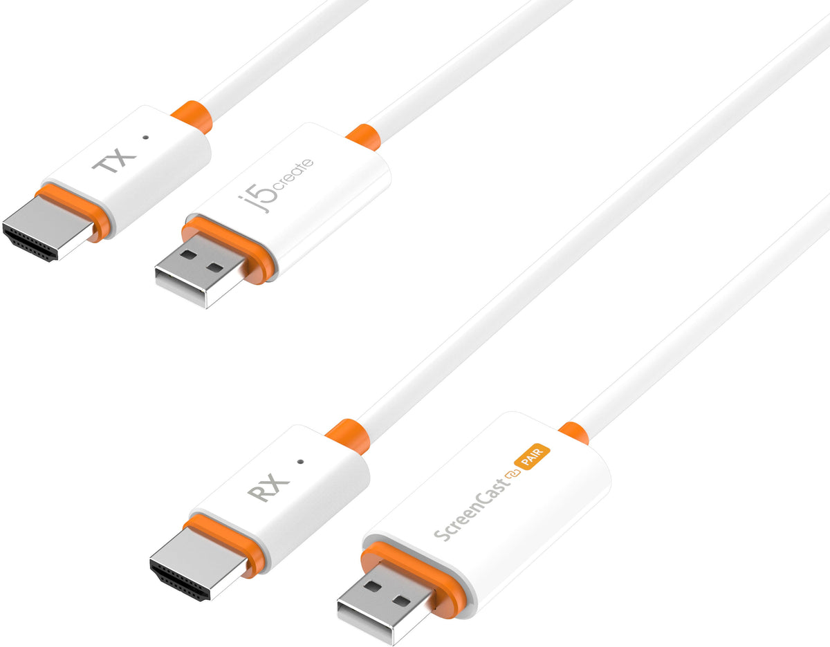 j5create - ScreenCast Mini Duo - White