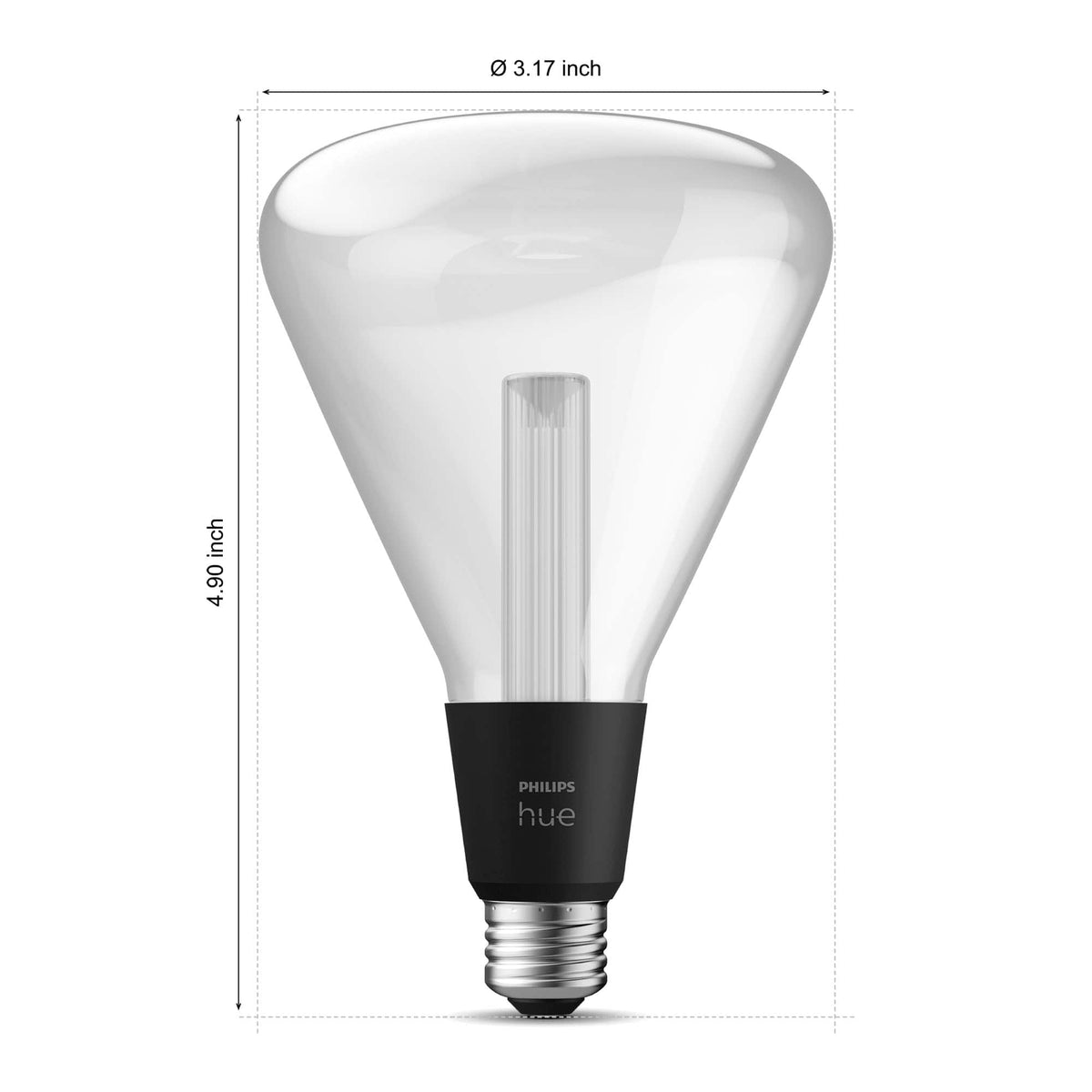 Philips - Hue LightGuide Triangle TR125 - Black