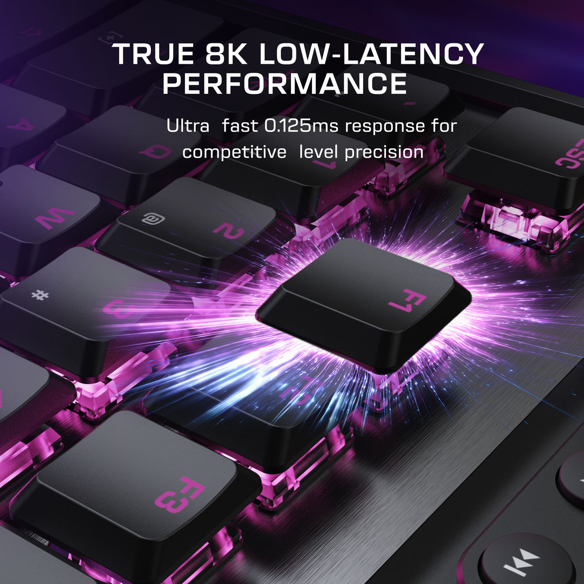 Turtle Beach - Command Series KB7 TKL Wired Hall-Effect Gaming Keyboard for PC - Black