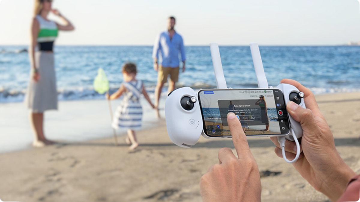 Potensic - ATOM Fly More Combo Drone with Remote Controller - Gray