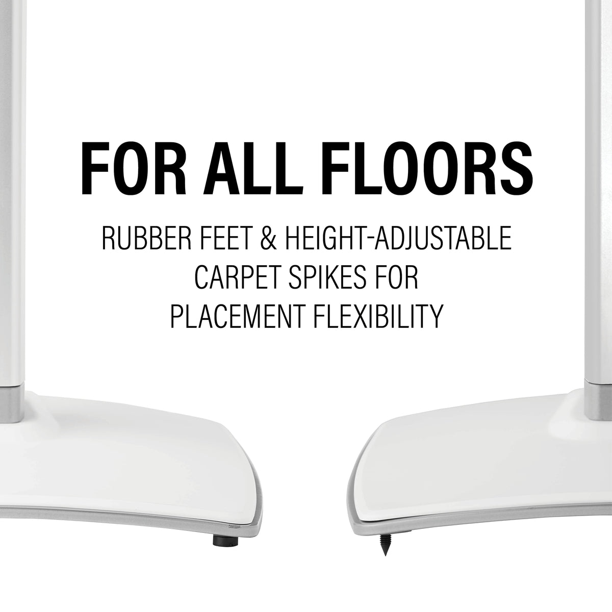 Sanus - Wireless Speaker Stands for Sonos Era 300 (Pair) - White