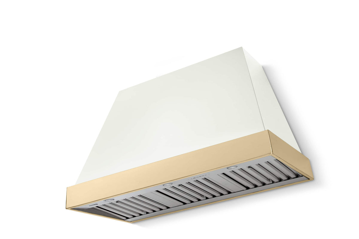 AGA - 48 inches - Externally Vented - Wall Range Hood - White