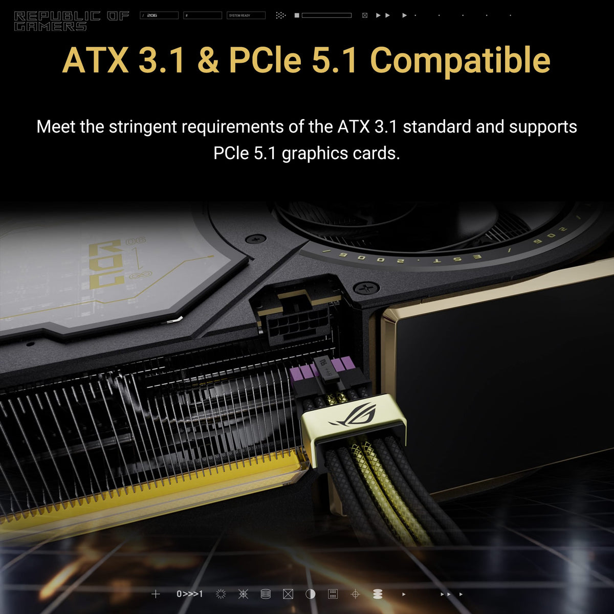 ASUS - ROG Thor 3000W 80 Plus Titanium Fully Modular ATX 3.1 PCIe 5.1 Power Supply with Dual-Voltage Adaptive Design - 20th Edition