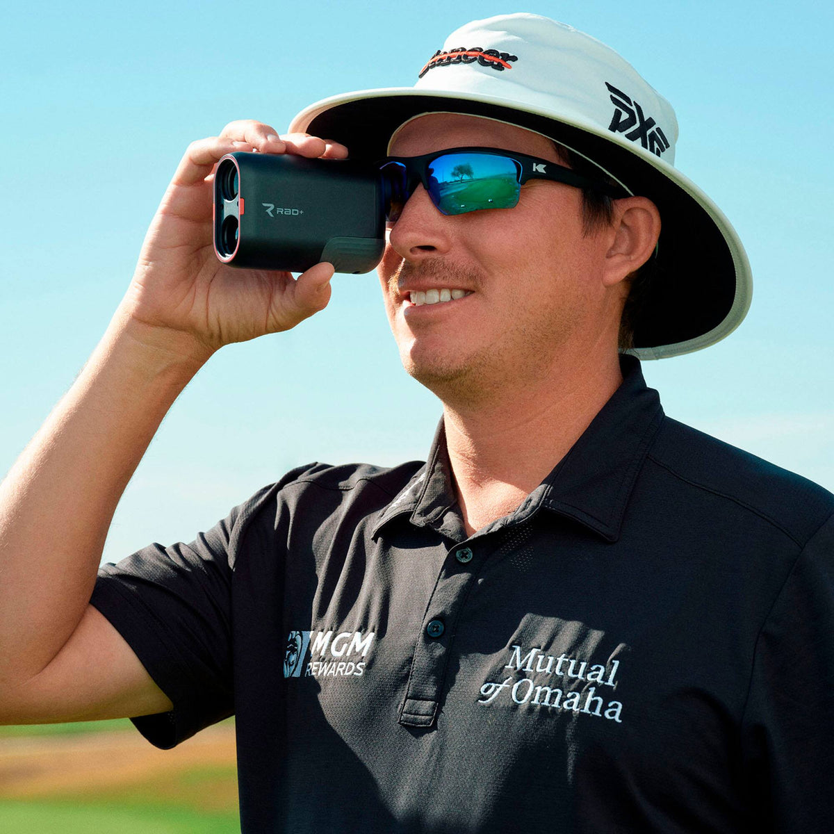 Rad Golf - Lazer+ GPS Golf Rangefinder - Black
