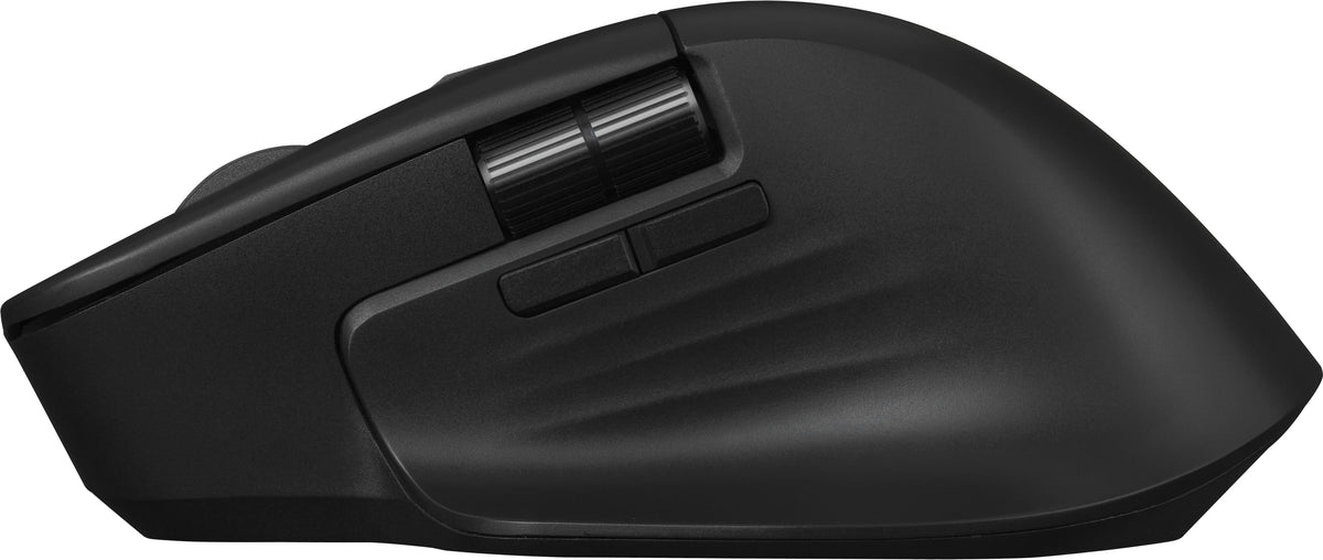 ASUS - ProArt MD301 Optical Ergonomic Mouse with Hot-Swappable Switches and SmartShift Scroll Wheel - Wireless - Black