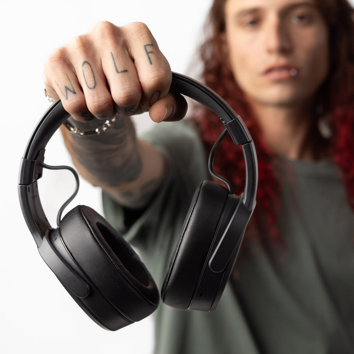 Skullcandy - Crusher 3.0 Wireless Over-the-Ear Heaphones - Black