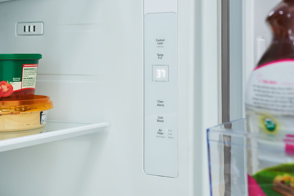 Frigidaire - 32 in. Wide 19 Cu. Ft. Single Door Refrigerator - Stainless Steel