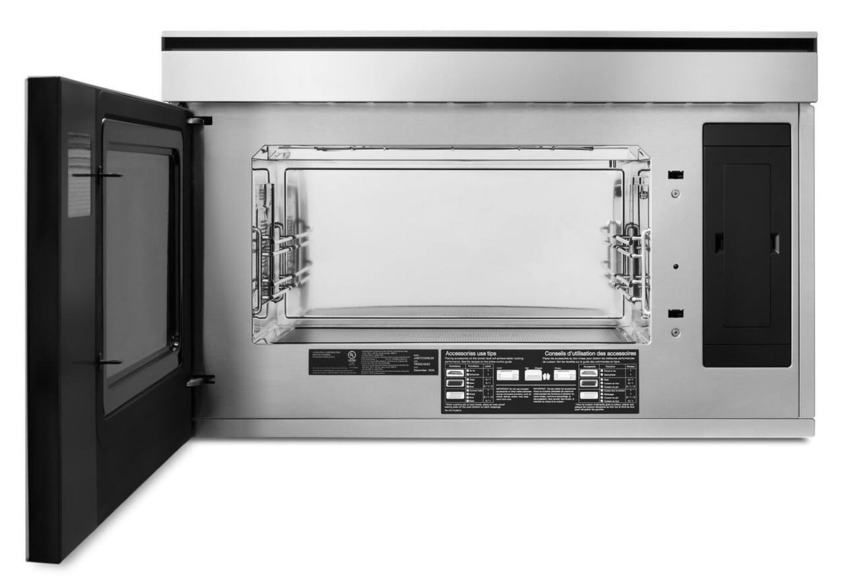 JennAir - RISE 1.1 Cu. Ft. Built-In Microwave with Ary Fry - Stainless Steel