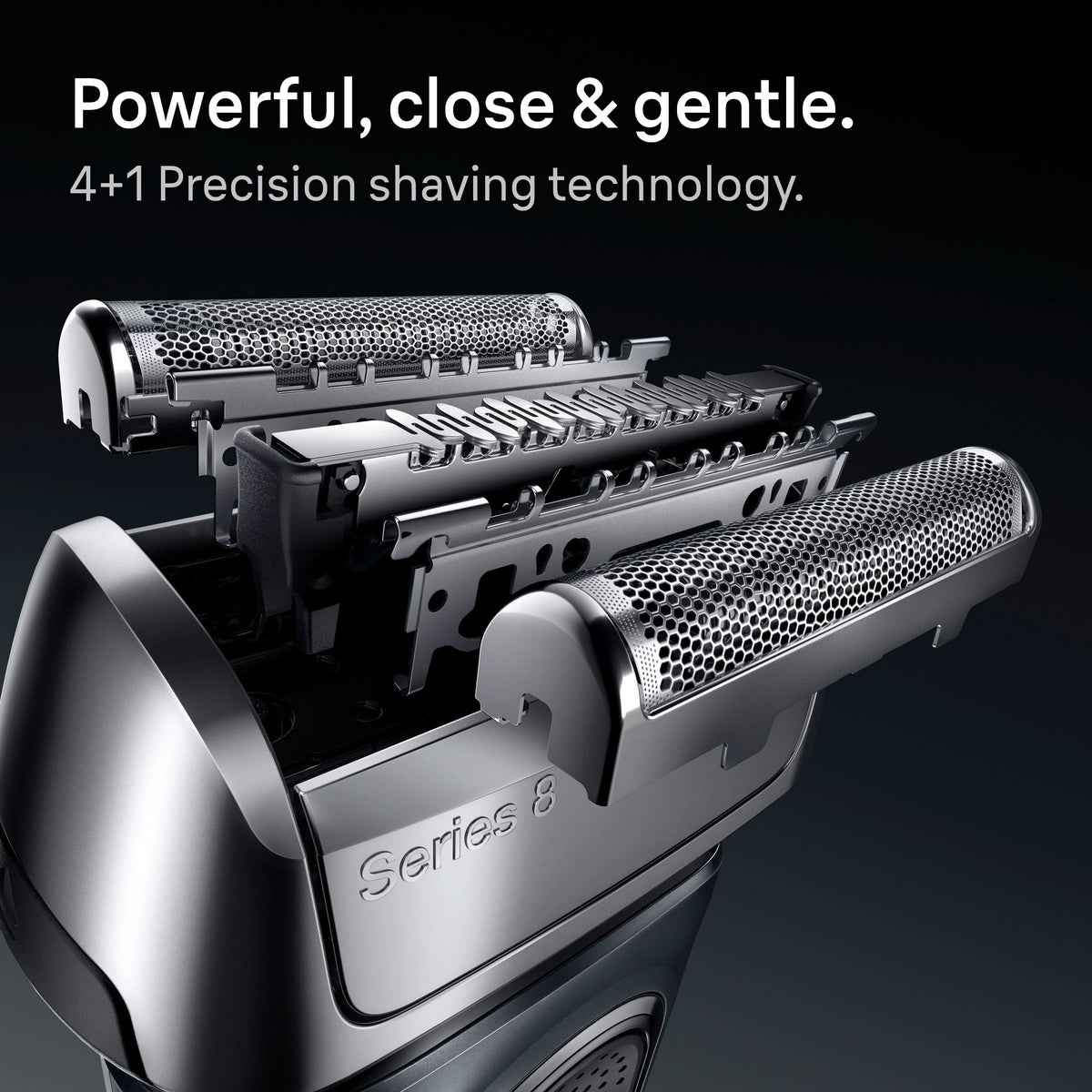Braun - Series 8 Men's Electric Shaver Head Replacement,Compatible with all 83**s Models - Black