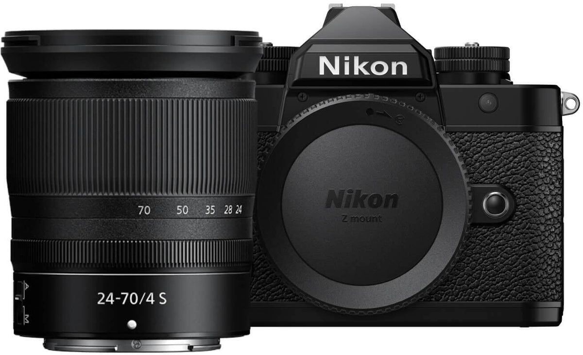 Nikon - Z f 4K Video Mirrorless Camera with NIKKOR Z 24-70mm f/4 S Lens - Black