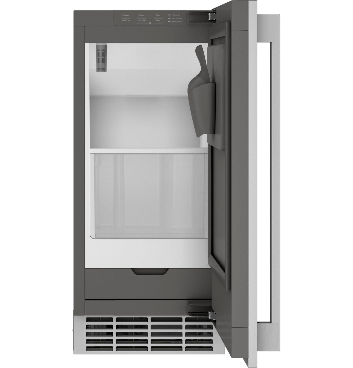 Minimalist Handle Kit for Select Monogram Undercounter Refrigerators - Silver
