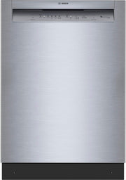Bosch - 300 Series 24" Front Control Smart Built-In Stainless Steel Tub Dishwasher with 3rd Rack and PrecisionWash, 48 dBA - Stainless Steel