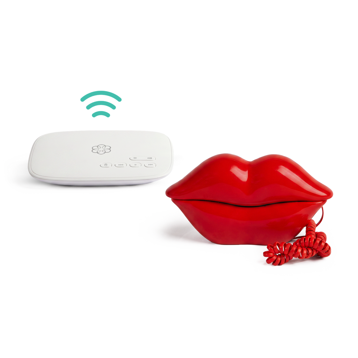 MyPhone by Ooma with Lips Phone - Red