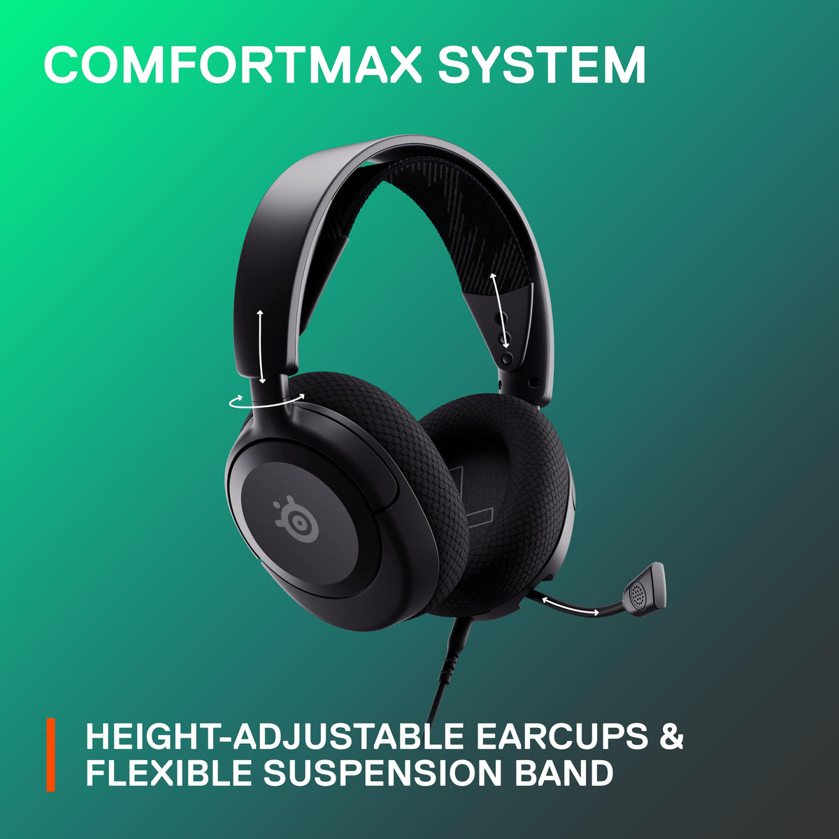 SteelSeries - Arctis Nova 1 Wired Gaming Headset for PC, PS5, and PS4 - Black