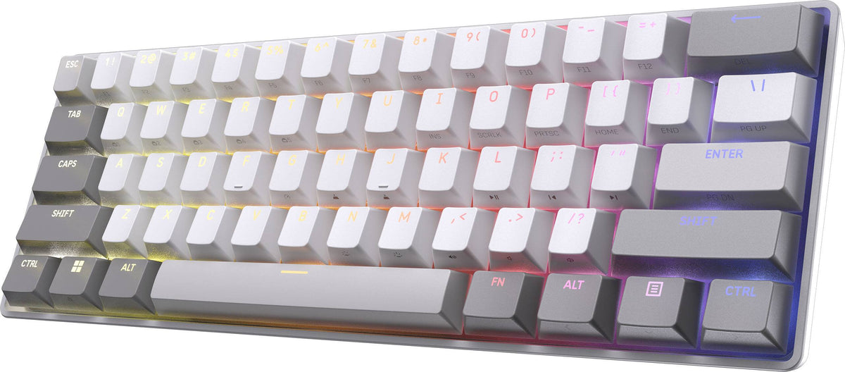 CORSAIR - CLIPPER PRO MINI 60 Hall Effect Gaming Keyboard - White