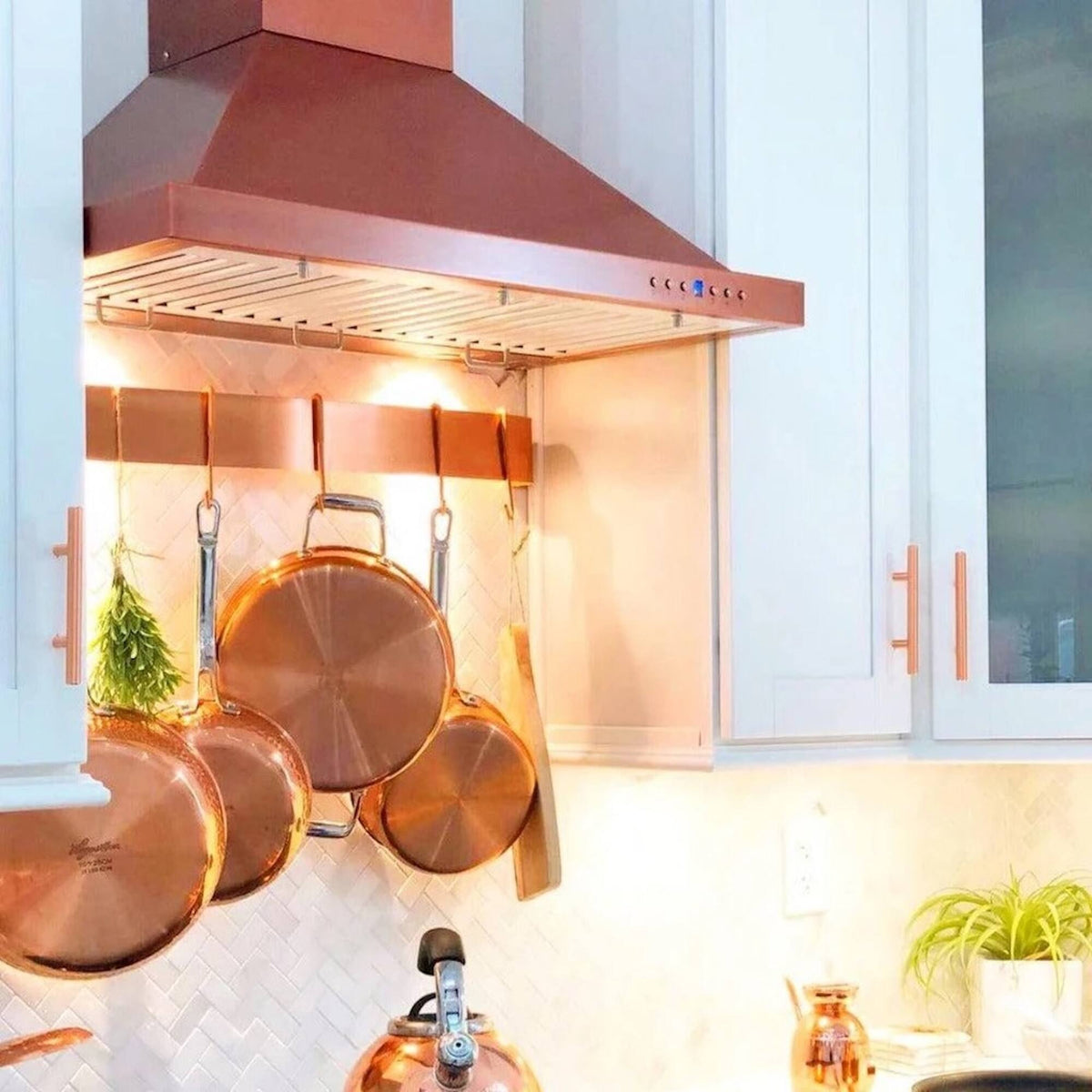 ZLINE - 30 inches - Externally Vented - Wall Range Hood - Copper