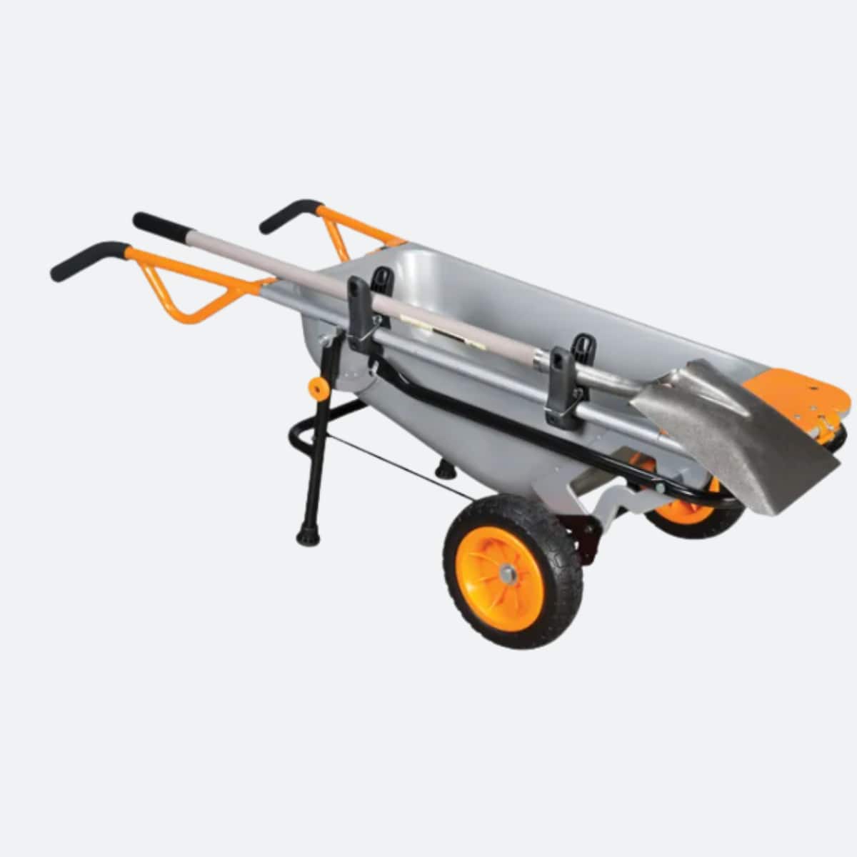 WORX - WA0235 Aerocart 2-Pack Universal Wheelbarrow Tool Holder - Black