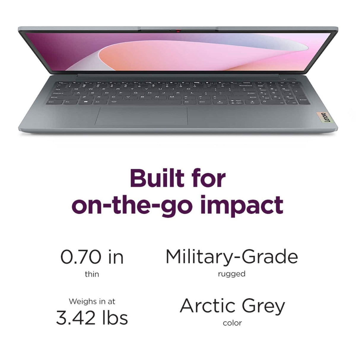 Lenovo - IdeaPad Slim 3i 15.6" Full HD Laptop - Intel Core i3-N305 2023 - 8GB Memory - 128GB UFS - Arctic Grey