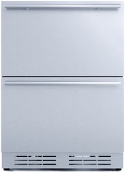 Elica - Riserva 24 in. Beverage Drawer - Stainless Steel