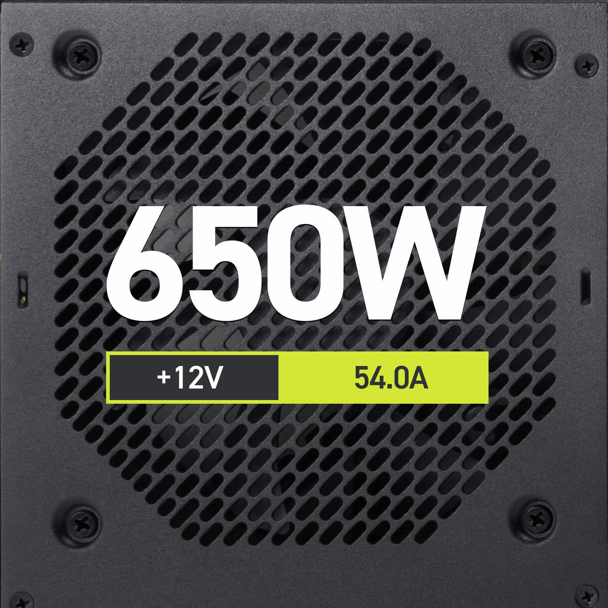MSI - MAG A650BN PCIE5 III 650W 80 PLUS Bronze Non-Modular ATX 3.1 & PCIe 5.1 Ready Power Supply - Black