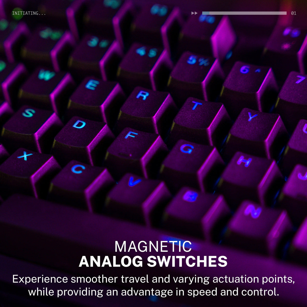 JLab - Daybreak TKL Wired Magnetic Gaming Keyboard - Black