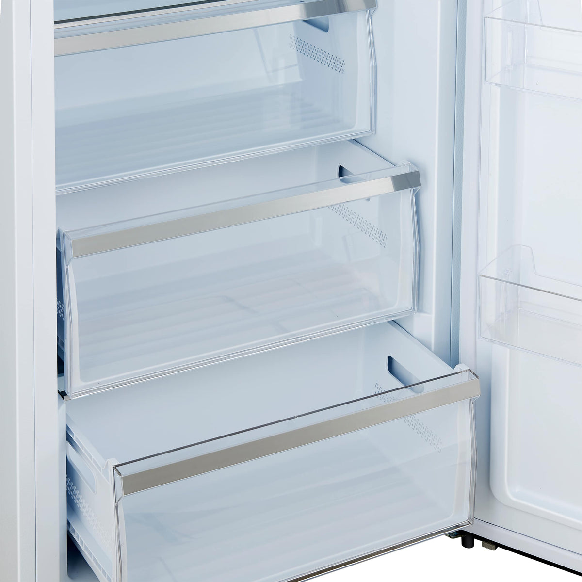 Forno Appliances - Maderno 13.6 Cu. Ft. Built-In Upright Convertible Freezer with Decorative Grill and Right Swing Door - White