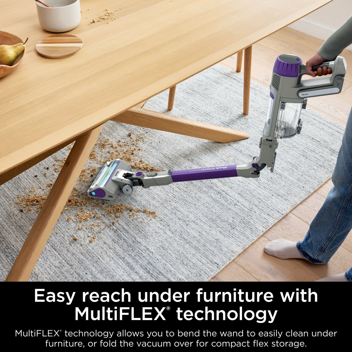 Shark - PowerDetect Cordless Stick Vacuum with Powerful Suction & HEPA Filtration, Up to 70 min Runtime - Dark Gray