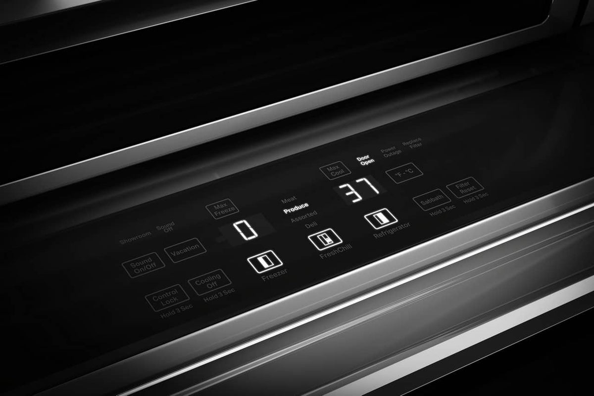 KitchenAid - 48" wide 30 cu. ft. Built-In Panel-Ready (not included) Side-by-Side Refrigerator with Platinum Interior - Custom Panel Ready