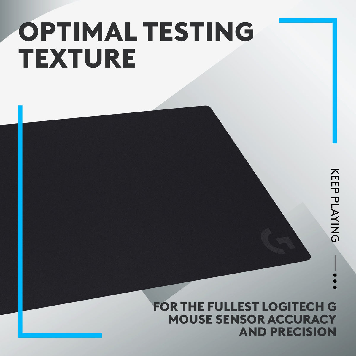 Logitech - G840 Cloth Gaming Mouse Pad with Rubber Base (Extra Large) - Black