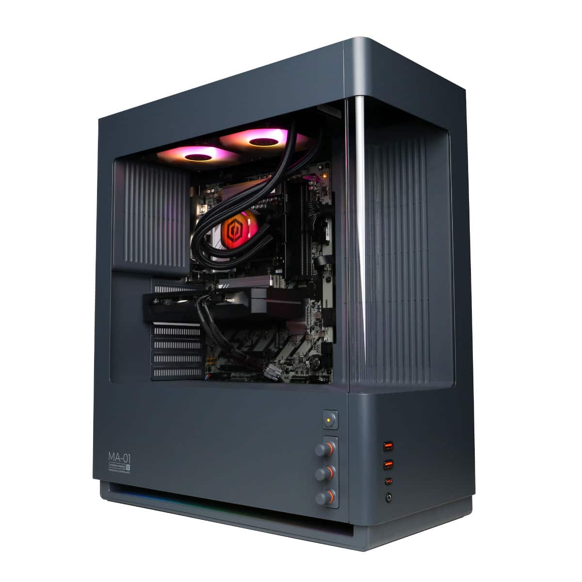 CyberPowerPC - Gaming Desktop - Intel Core Ultra 7 270K Plus - NVIDIA GeForce RTX 5070 12GB - 32GB DDR5 - 2TB PCIe 4.0 SSD Storage - Gray