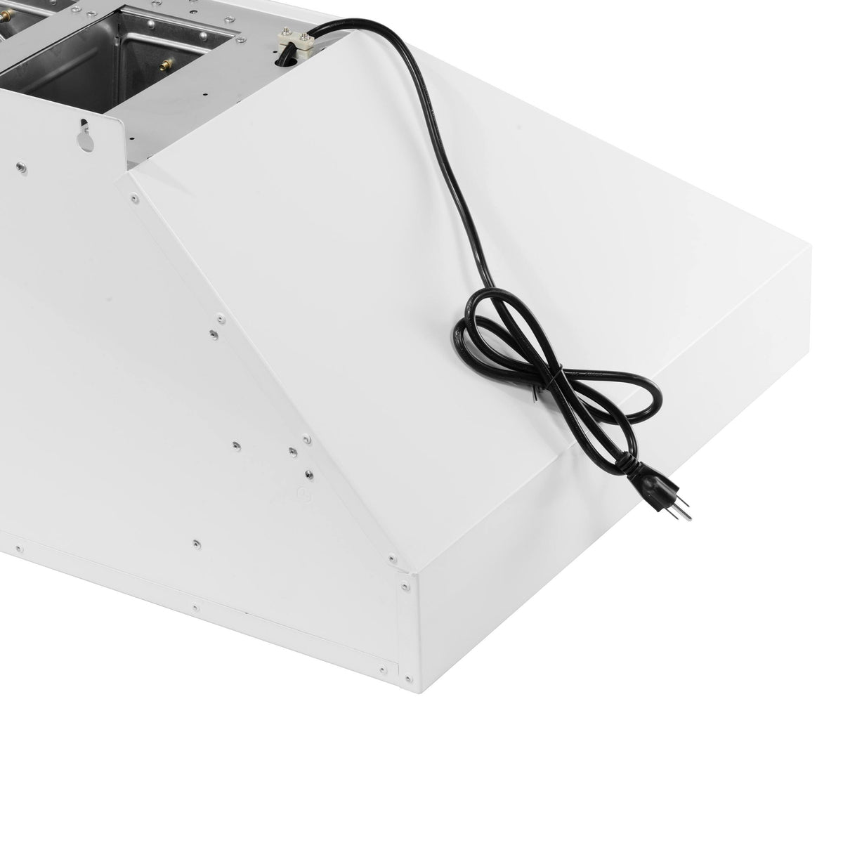 Forno Appliances - 36 inches - Externally Vented & Recirculating - Wall Range Hood - White