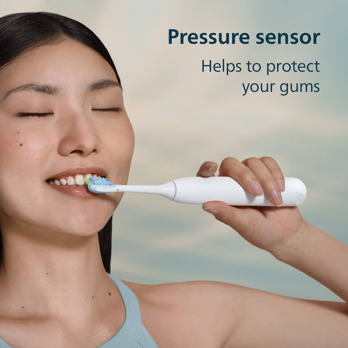 Philips Sonicare - 5700 Electric Toothbrush - Next-Generation Sonicare Technology, Pressure Sensor, 6 Brushing Settings - White